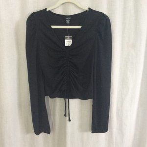 Rue 21 Crop Top Size M Black